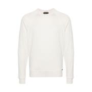 Ivory Hvit Crew Neck Sweater