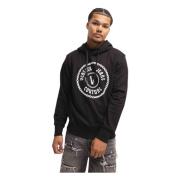 Chain Hoodie Herre Svart/Hvit