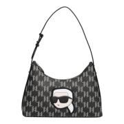 Monogram Hobo Veske med Logo Mønster