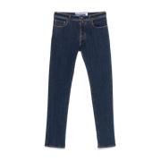 Indigo Blue Slim Cut Denim Jeans