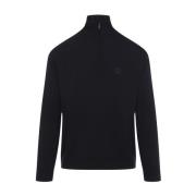 Blå Navy Turtleneck Jumper