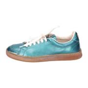 Vintage Skinn Sneakers for Kvinner