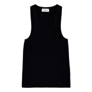 Crew Neck Wool Tank Top