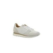 Beige Hvit Nylon Sneakers