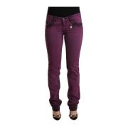 Elegant Lilla Slim Fit Denim Jeans