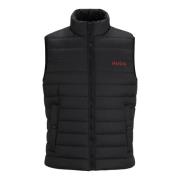 Svart Ermeløs Puffer Vest