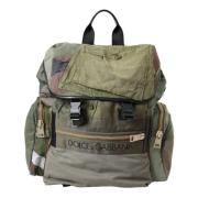 Camouflage Patchwork Ryggsekk Bag