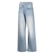 Haven Blue Wide-Leg Jeans