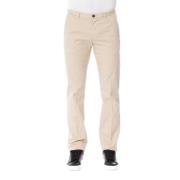 Beige Bomull Jeans Bukser