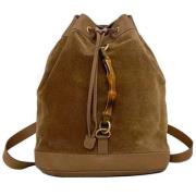 Pre-owned Suede backpacks