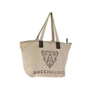 Pre-owned Cotton gucci-bags