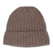 Varm Cashmere Rib Beanie Lue