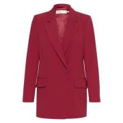 Rød Feminin Adian IW Blazer