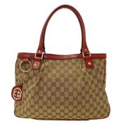 Pre-owned Canvas gucci-bags