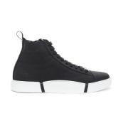 Elegant Svart Semskede Sneakers for Kvinner