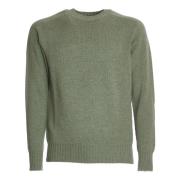 Grønn Crew-Neck Sweater Aw24