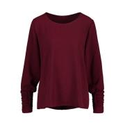 Burgundy Sweater Edel Uni Blouse