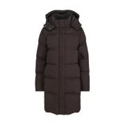 Black Haust Long Weather Down Jacket Outdoor Wear