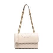 Quiltet Crossbody-veske i Beige