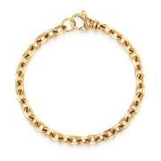 Men's Gold 4mm Cable Chain Bracelet