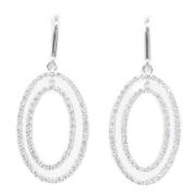 Pre-owned White Gold earrings