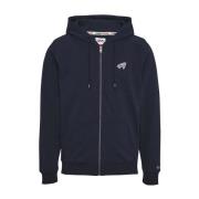 Herre Navy Tjm Reg Signature Zip-Thru Tommy Jeans