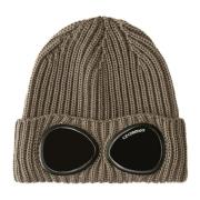 Ribbestrikket Goggle Beanie