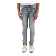 Lys Indigo Olje Reparasjon Blowout Jeans