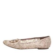 Pre-owned Lace flats