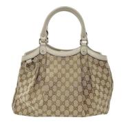 Pre-owned Canvas gucci-bags