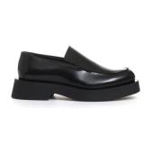 Svart Glatt Abrasivato Loafer