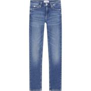 Blå Skinny Fit Denim Jeans