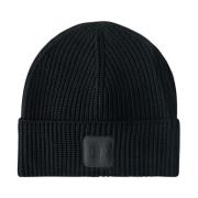 Ekstra Fin Ull Ribbestrikket Beanie Lue