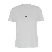 Hvit Slim T-skjorte Polo