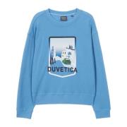 Lys Himmel Grafisk Sweatshirt Aw24