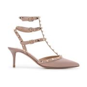 Rockstud Skinnpumps med Stiletthæl