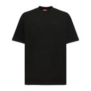 Klassisk Crew-Neck T-Shirt med Oval-D Logo