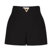 Luksuriøse Ullblandingsdesigner Shorts