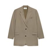 Arkiv Beige Ull Blazer