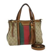 Pre-owned Canvas gucci-bags