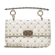 Rockstud Elfenben Quiltet Skinnveske