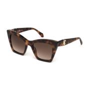 Havana Acetat Solbriller Brune Gradient Linser