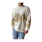 Herre Crewneck Sweatshirt, Bomull