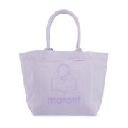 Brodert Lerret Tote Bag