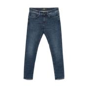 Indigo Blue Skinny Cut Denim Jeans