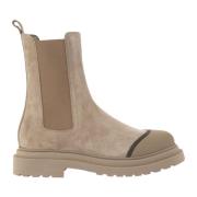 Suede Chelsea Boot med Precious Detail