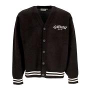 Svart Onyx V-Hals Cardigan Genser