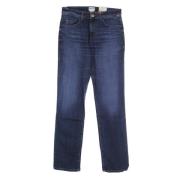 Indigo Denim Jeans Høy Midje Regular Fit