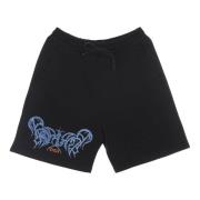 Sorte Sweatshorts Elastisk Midje Lettvekt