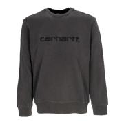 Svart Lettvekts Crewneck Sweatshirt